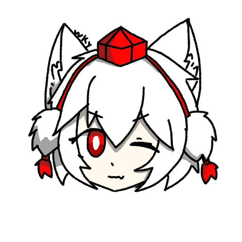 绘画创作,东方PROJECT,犬走椛