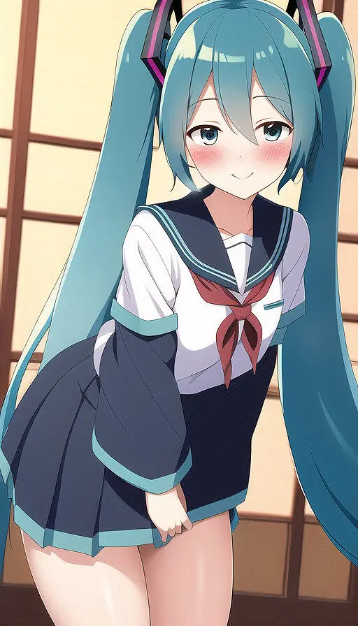 M站美图,初音未来,VOCALOID,NOVELAI