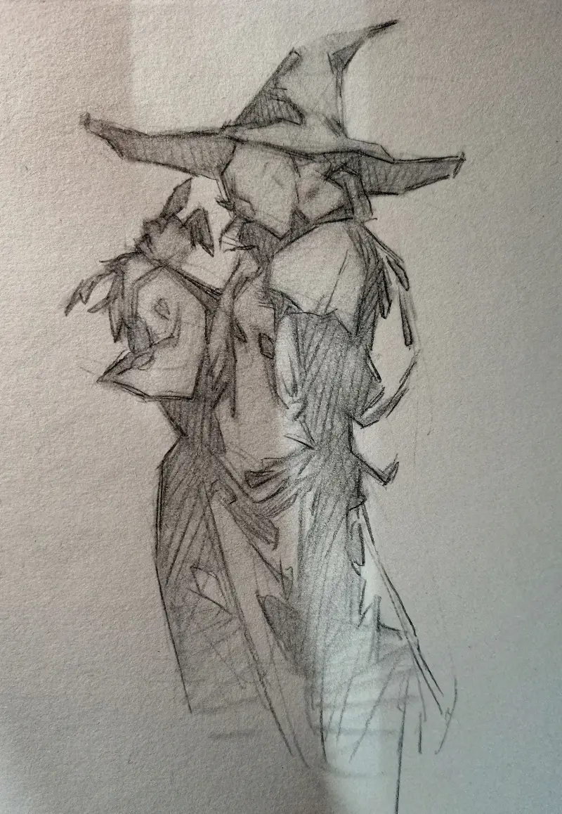 绘画,动漫,手绘,速写,摸鱼