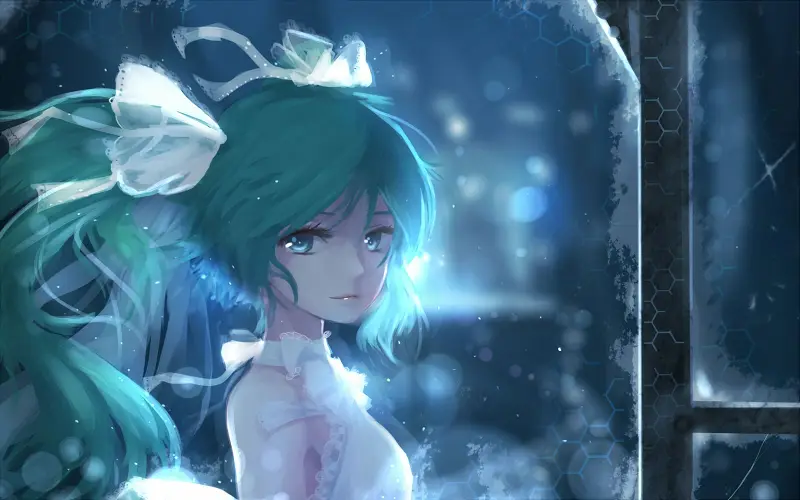 美图,hatsunemiku,初音未来,千夜,vocaloid,二次元,壁纸