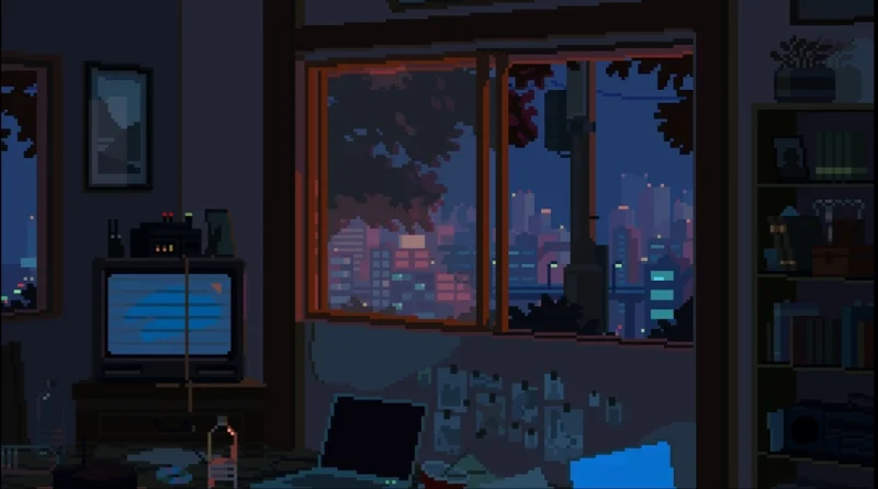 返校前独自一人的夜晚