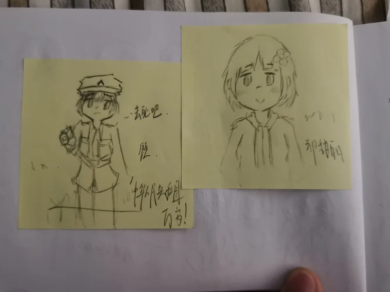 日常,摸鱼,一次性发完,OC,绘画