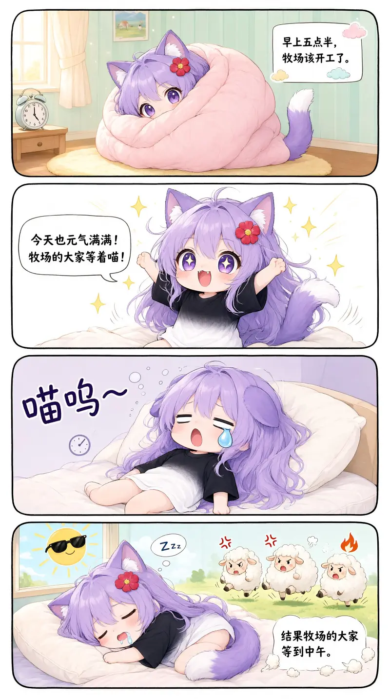 喵奈,ai生成,喵奈牧场
