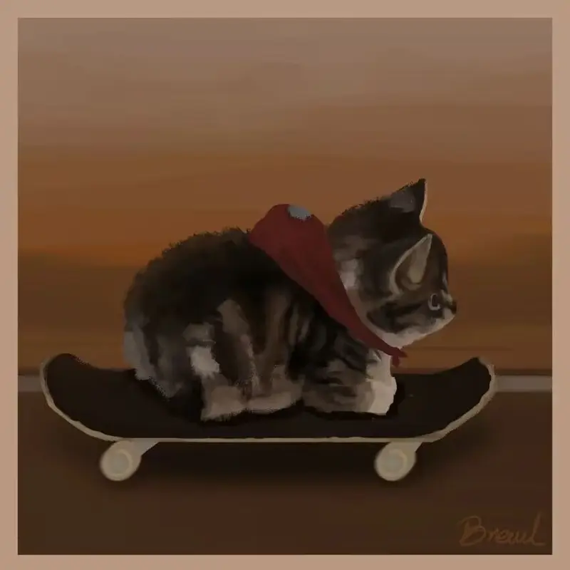 猫咪猫咪滑板（猫咪猫咪2）