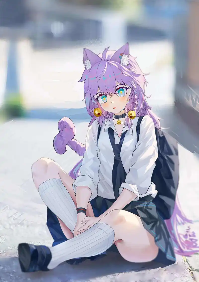 草，还是没在昨天画完的站娘，赶到现在才勉强画完