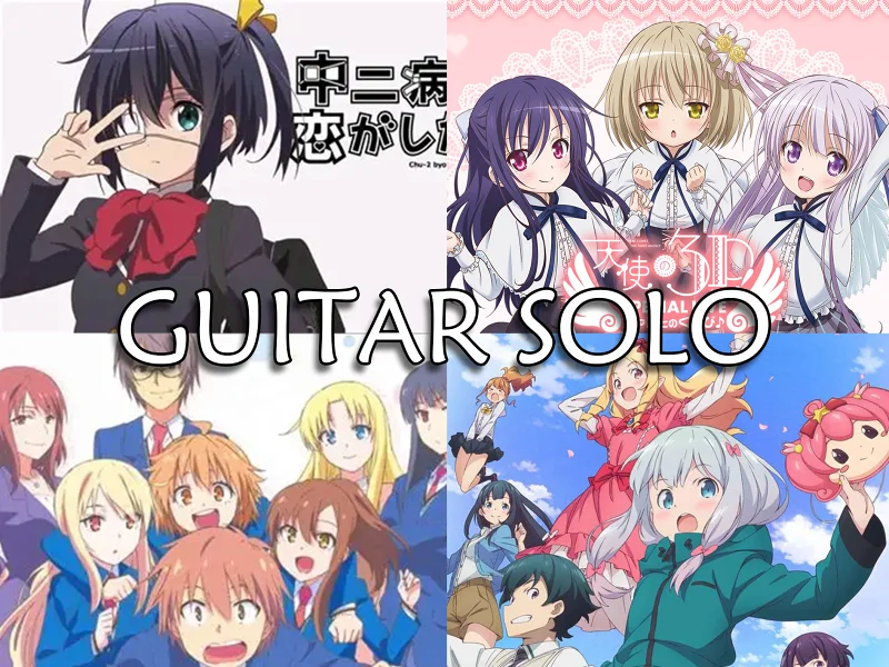 【电吉他TAB谱】快来练琴!4条难度适中的动漫歌曲里的电吉他solo（三）【练琴TV】【冬青】