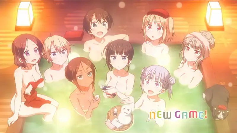 适合当壁纸的无字番剧原画【NEW GAME！】