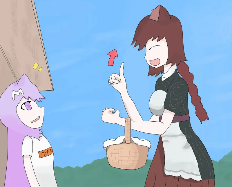 绘画创作,站娘