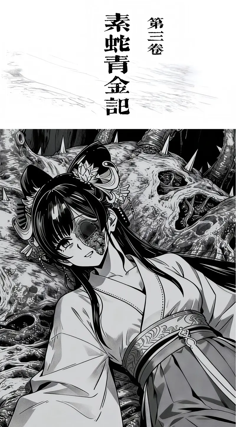素蛇青金记 卷三 第十一回 英勇牺牲先驼迦