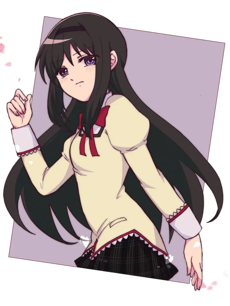 魔法少女小圆,魔法少女,晓美焰,晓美炎,动漫美图,动漫壁纸,美图,壁纸,绘画,插画,推特,画师推荐