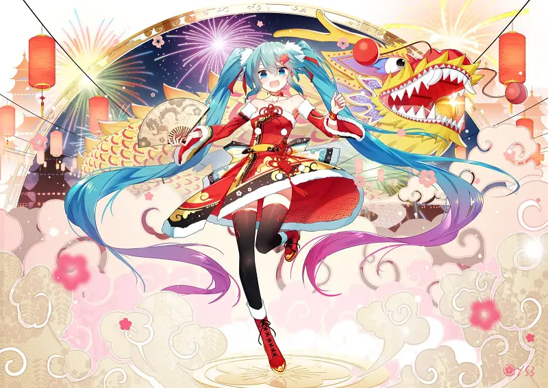 美图,hatsunemiku,初音未来,千夜,vocaloid,二次元,壁纸