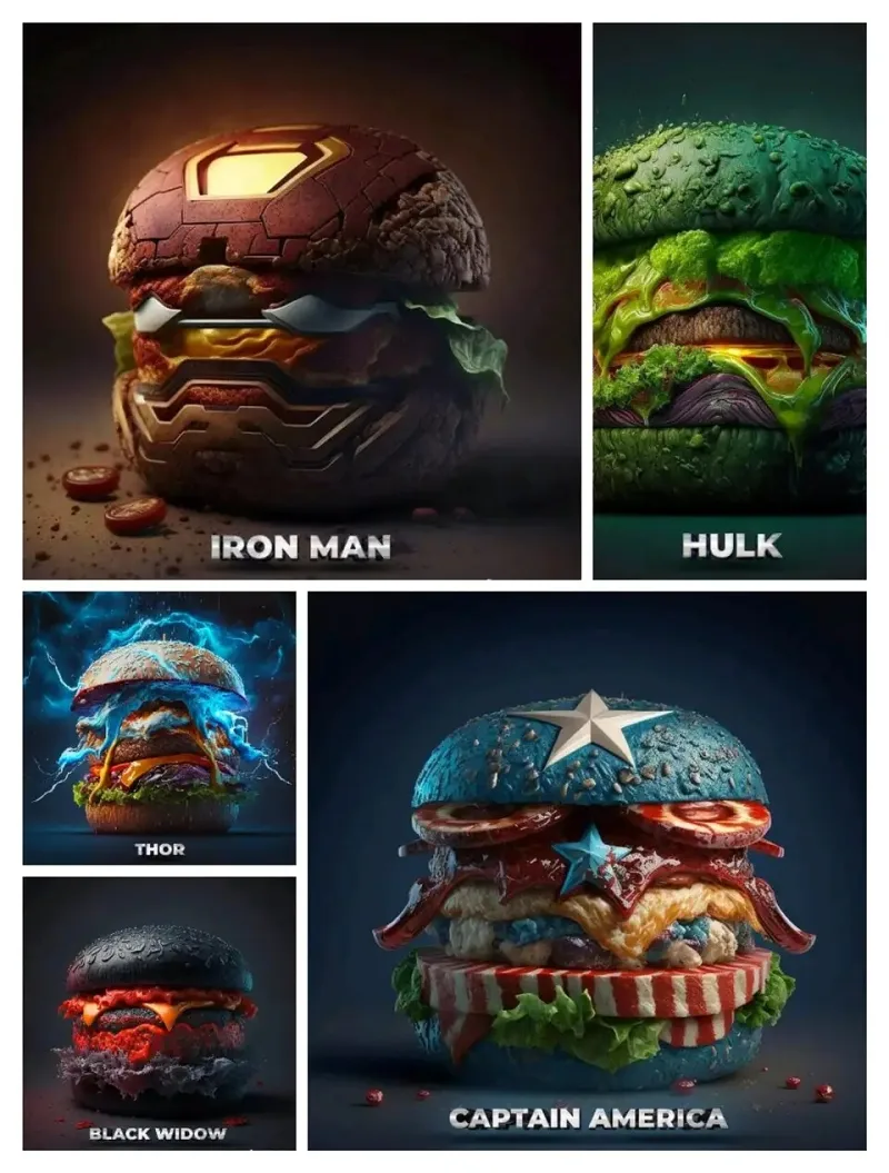 MCU目前拥有个人电影的初代复仇者的汉堡品牌