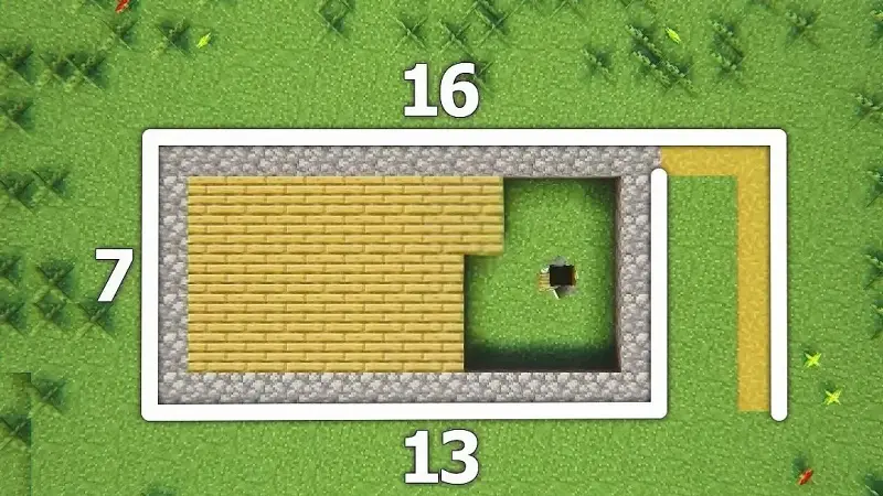 我的世界简易新手小屋