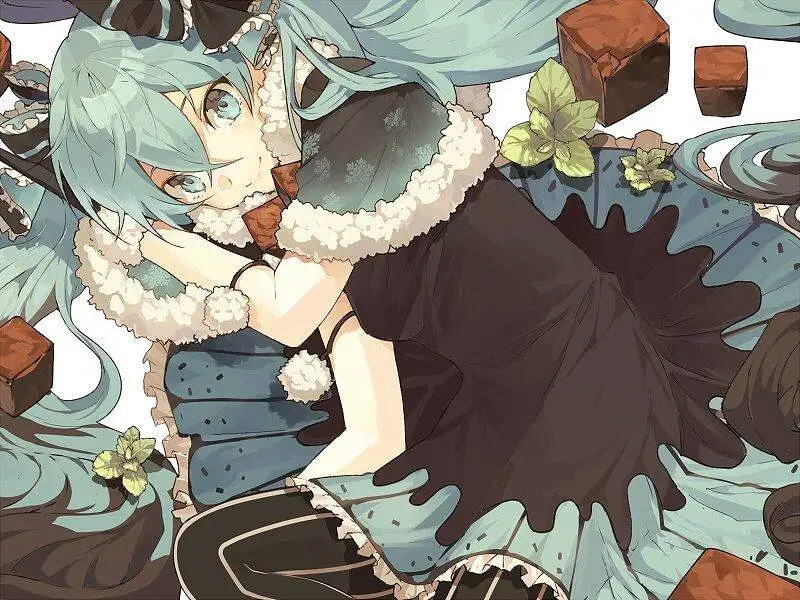 闲聊茶馆,初音未来,闲聊,美图