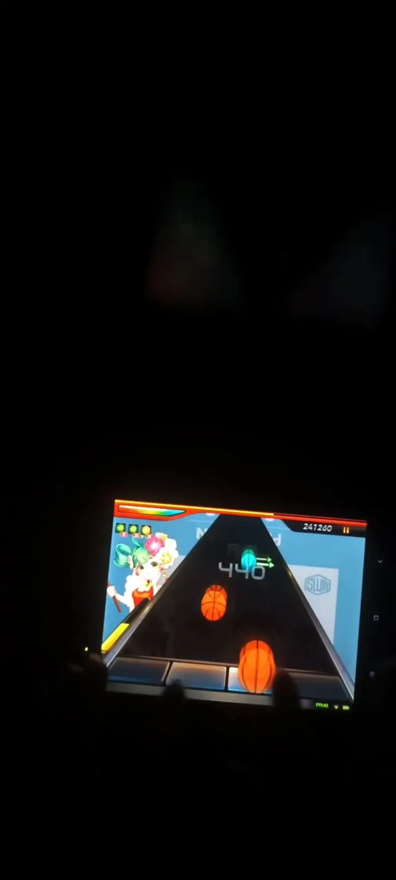 我在节奏大师里打篮球-只因你太美4k 困难难度理论值