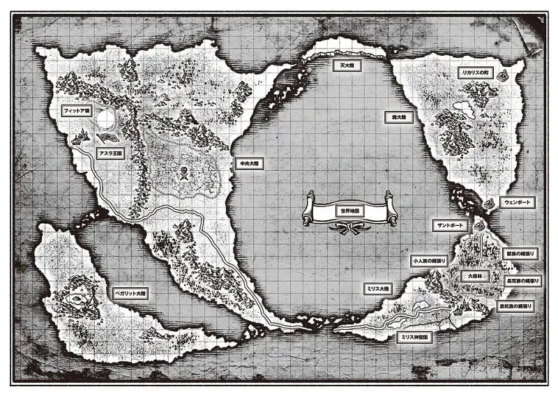 无职转生世界地图