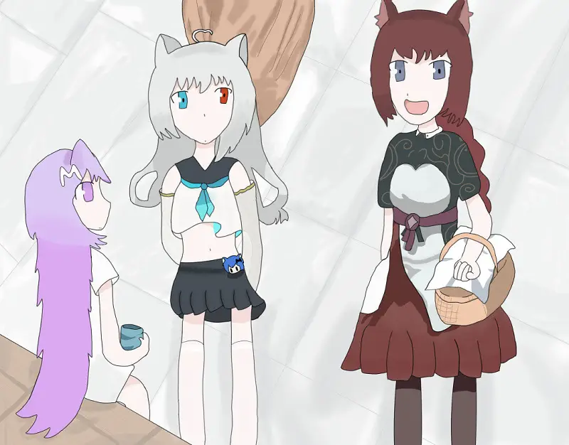 绘画创作,站娘