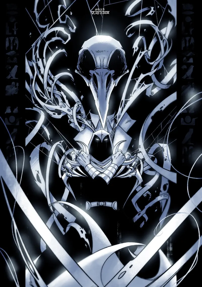 漫威,漫威漫画,美漫,欧美漫画,超级英雄,月光骑士,孔苏,动漫壁纸,动漫美图,美图,壁纸,绘画,插画,推特,画师推荐