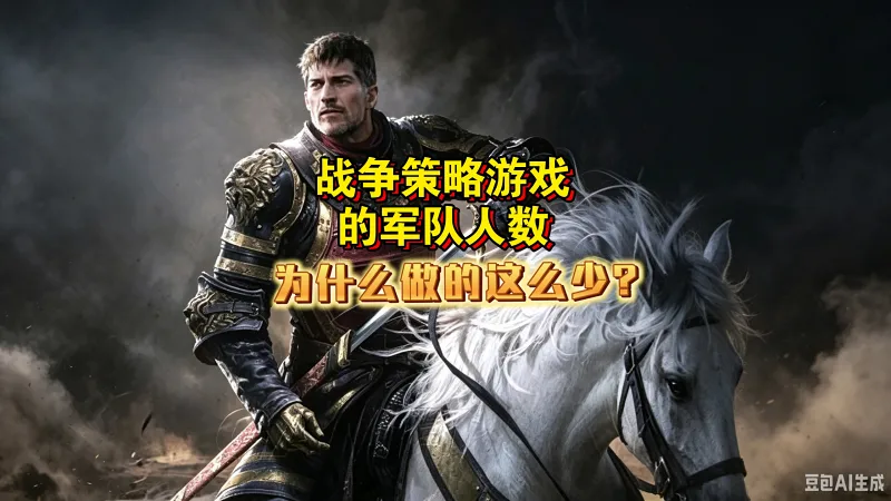 即时战略游戏的军队人数为什么大多都设置的这么少？