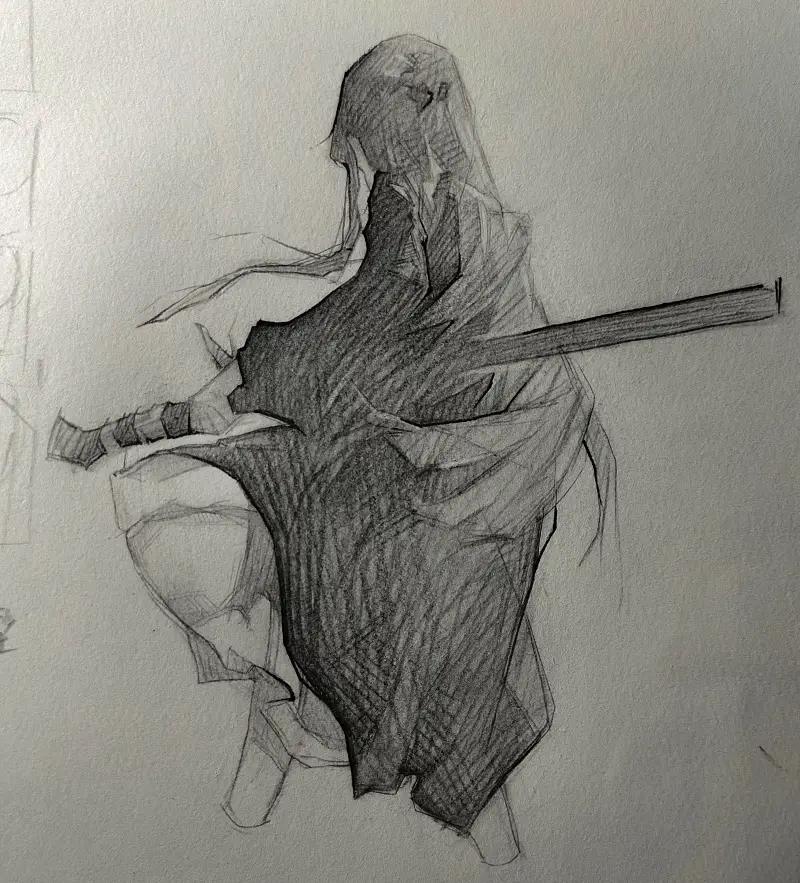 绘画,速写,动漫,手绘,小练笔