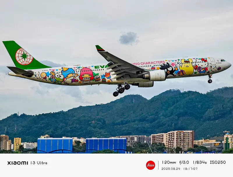 首拍長榮航空B-16333三立鷗家族派對機！