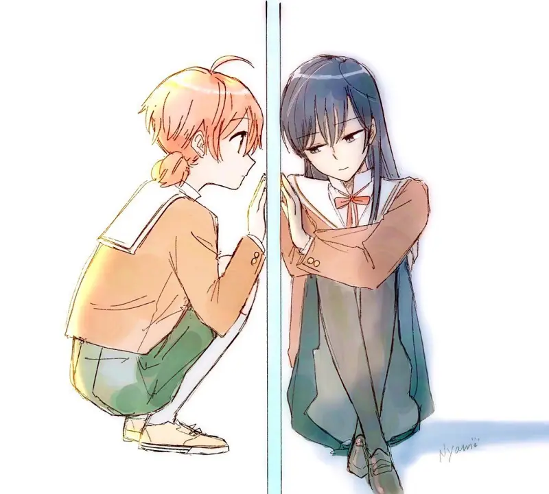 终将成为你,やがて君になる,小糸侑,七海灯子,百合,动漫壁纸,动漫美图,美图,壁纸,绘画,插画,PIXIV,画师推荐,二次元美图,二次元壁纸