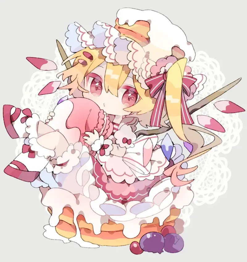 芙兰,恋恋,东方project,美图,画师