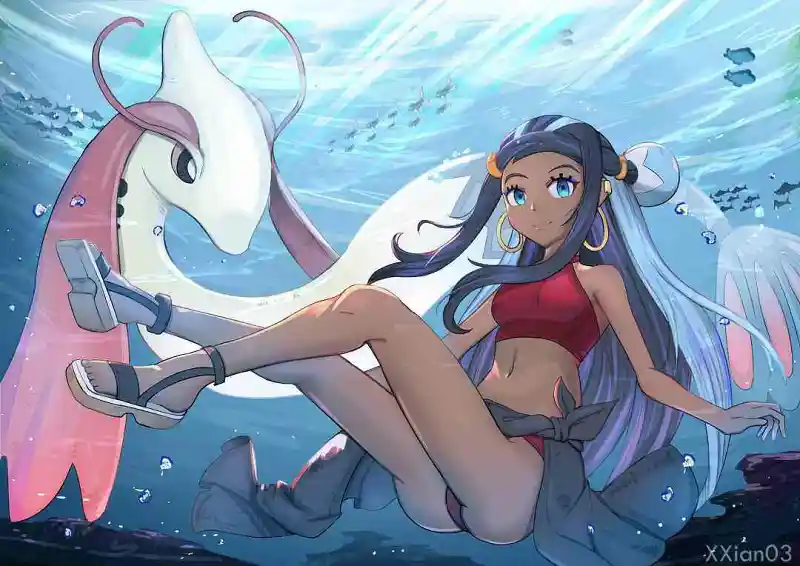 M站美图,精灵宝可梦,露漓娜