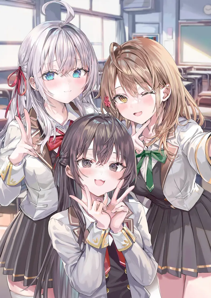 #不时轻声地以俄语遮羞的邻座艾莉同学#