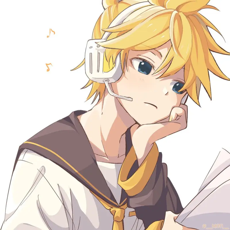 M站美图,VOCALOID,镜音连,正太