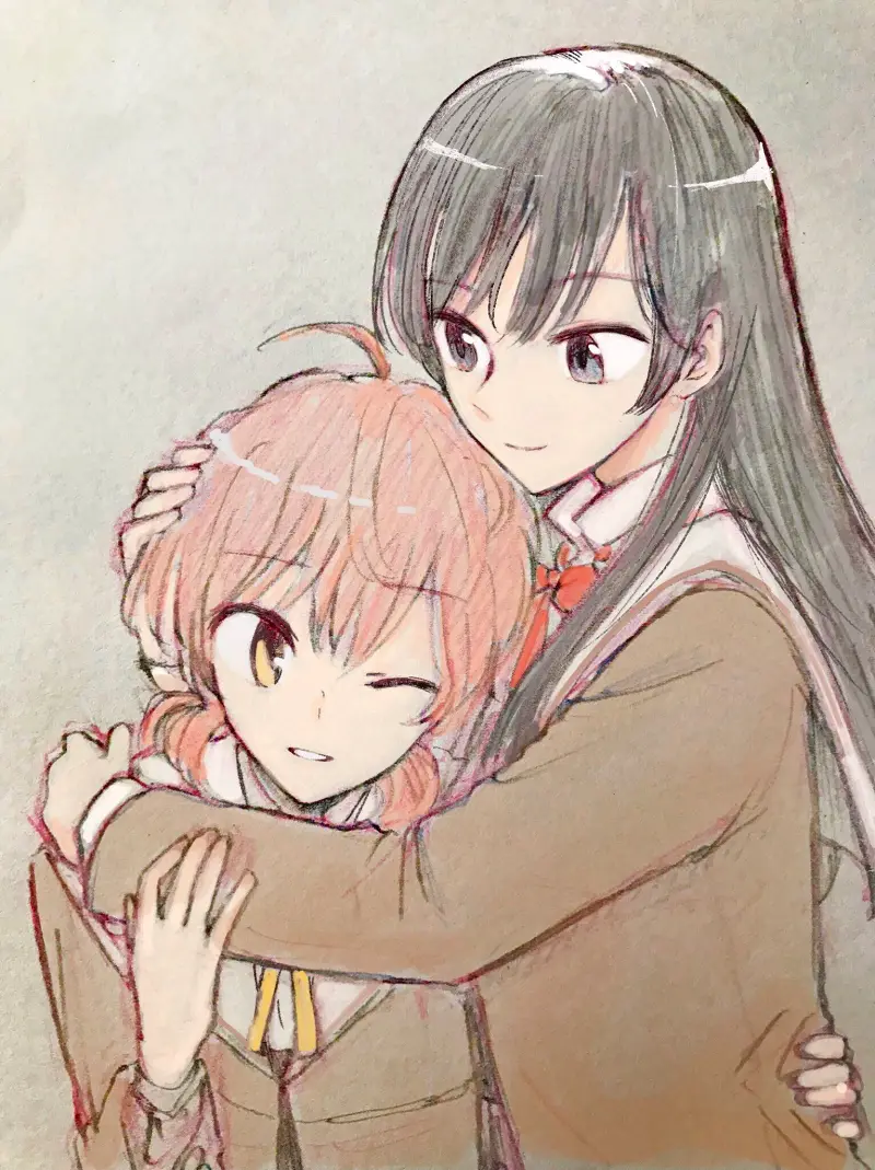 终将成为你,やがて君になる,小糸侑,七海灯子,佐伯沙弥香,百合,动漫壁纸,动漫美图,美图,壁纸,绘画,插画,PIXIV,画师推荐,二次元美图,二次元壁纸
