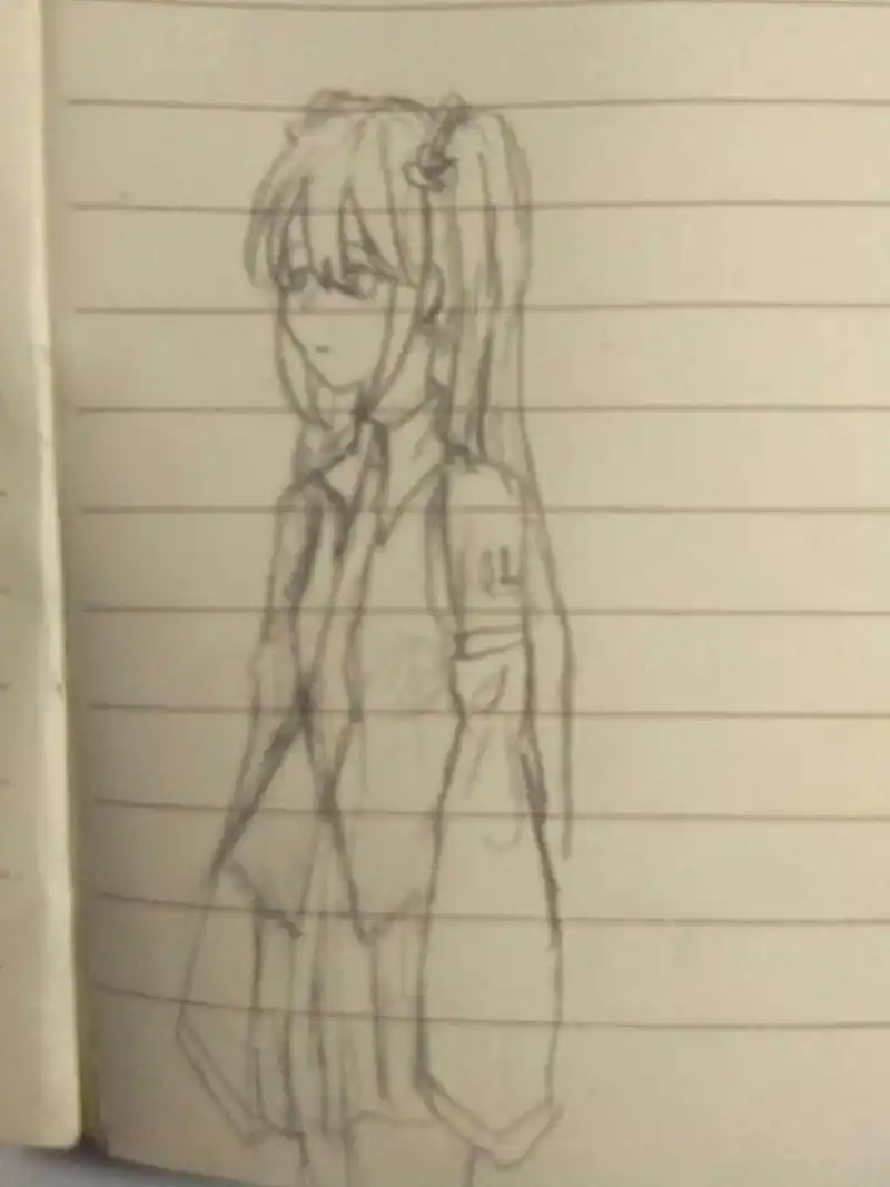 绘画创作,初音未来,OC,杂音未来