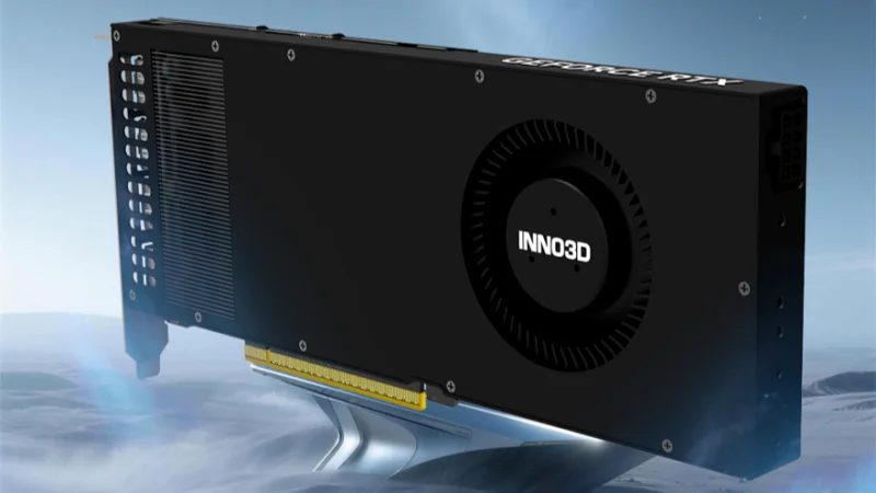映众首款单槽涡轮散热显卡 RTX 5060 Ti 16GB 