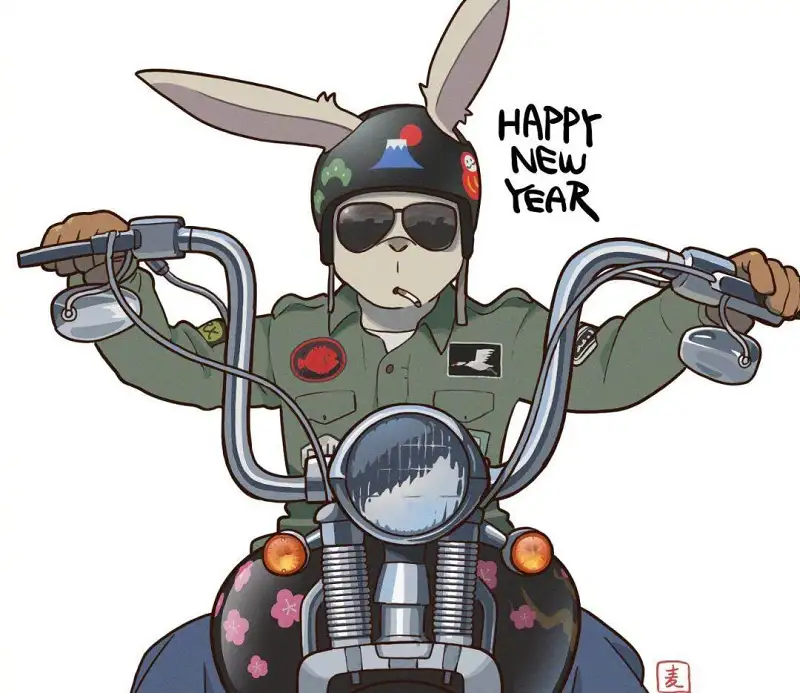 动漫,漫画,美图,M站美图,新年贺图