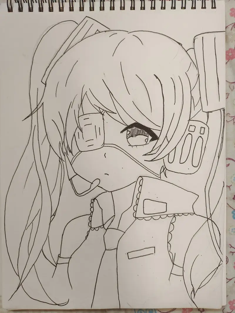 画一只初音