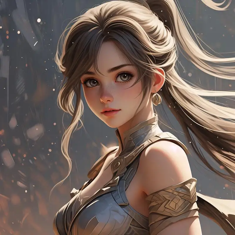 美女,动画