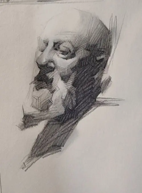 速写,手绘,摸鱼,速涂,每日一画,纸绘
